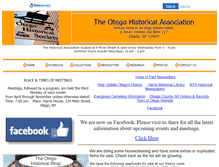 Tablet Screenshot of otegohistoricalsociety.com